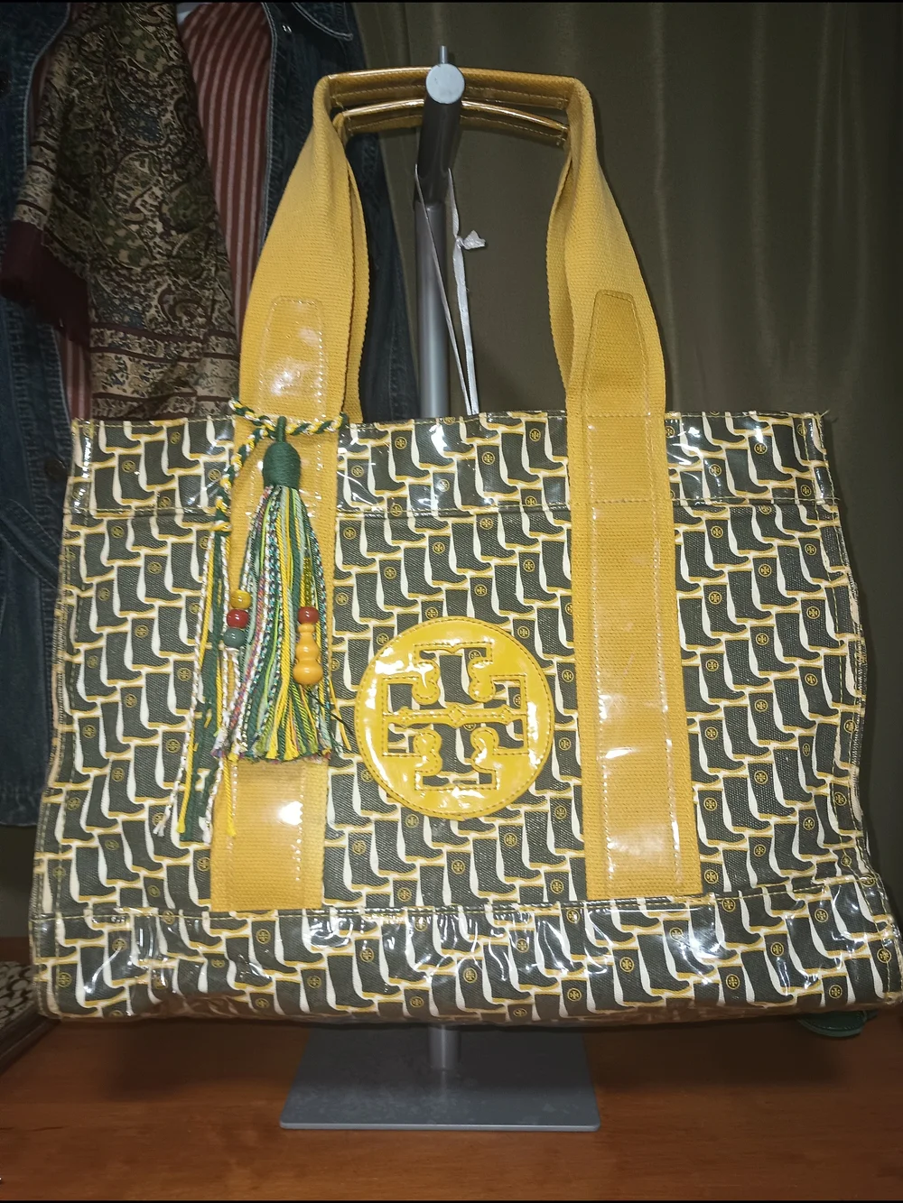 Tory Burch bright yellow
